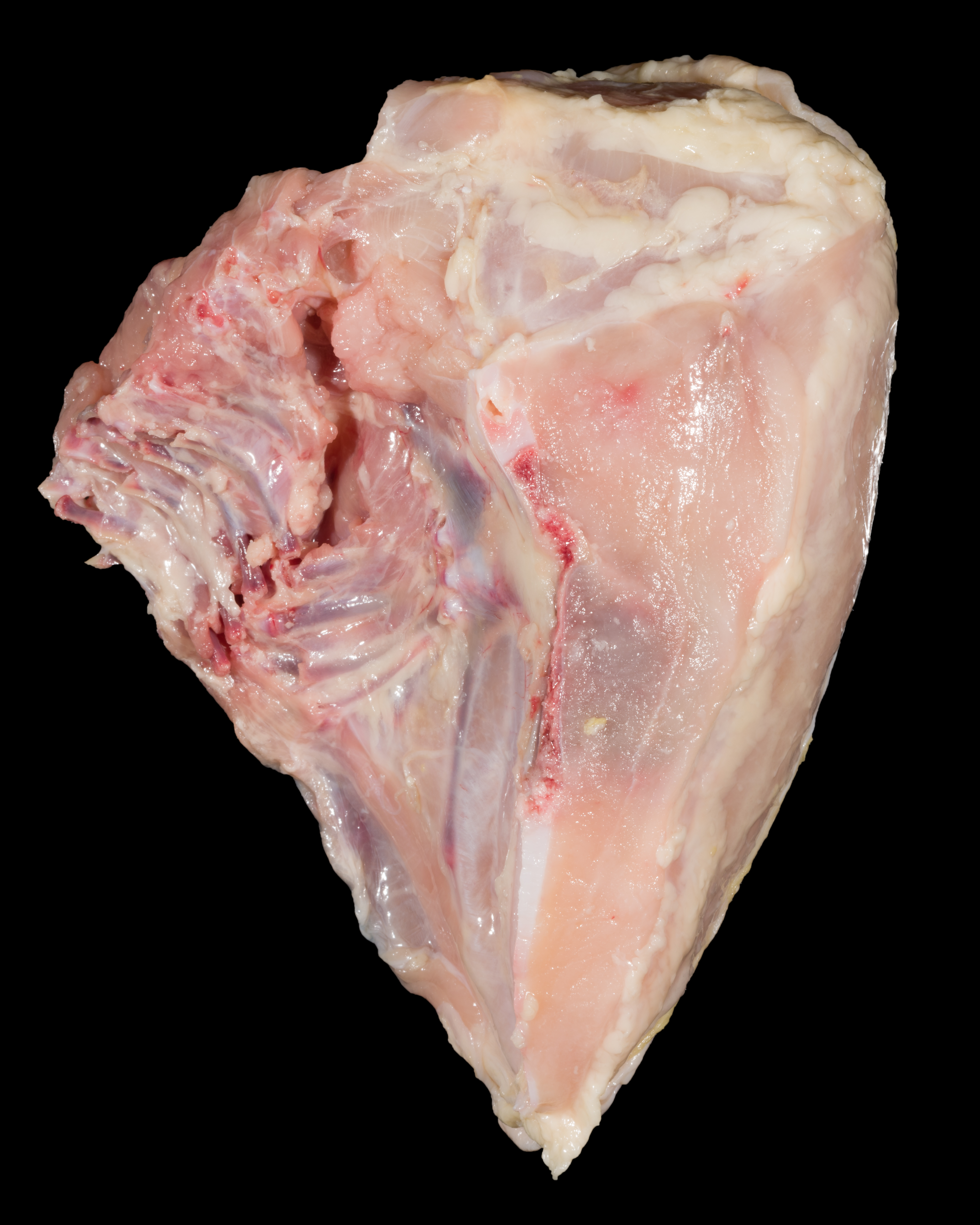 Grade A Split Breast (inside) with Ribs Folded 