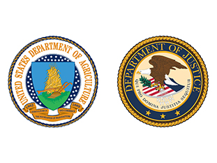 USDA and DOJ Logos